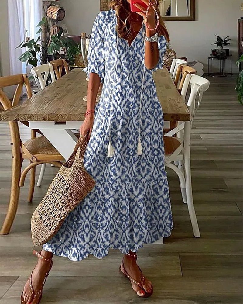 Rosalie | Sukienka Midi Boho A-Linia