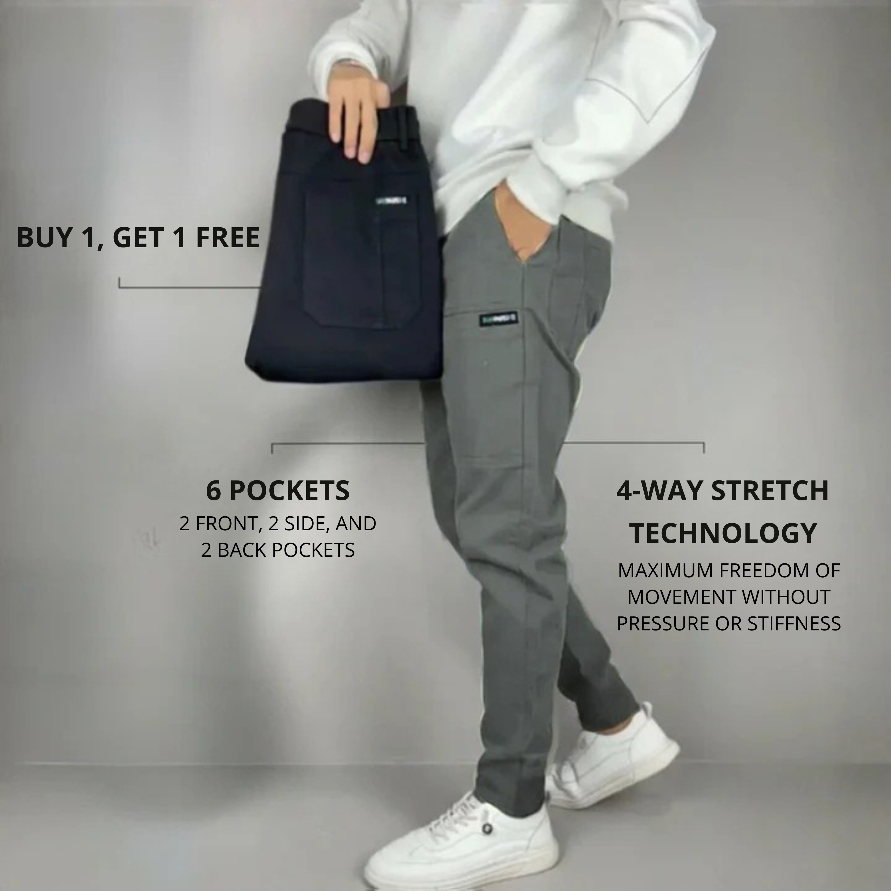 Stephen – Full-Stretch Trousers