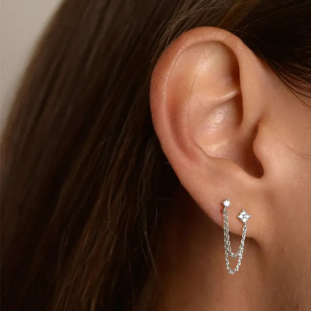 Mica Link Earrings