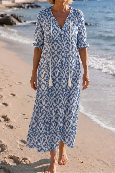 Rosalie | Sukienka Midi Boho A-Linia
