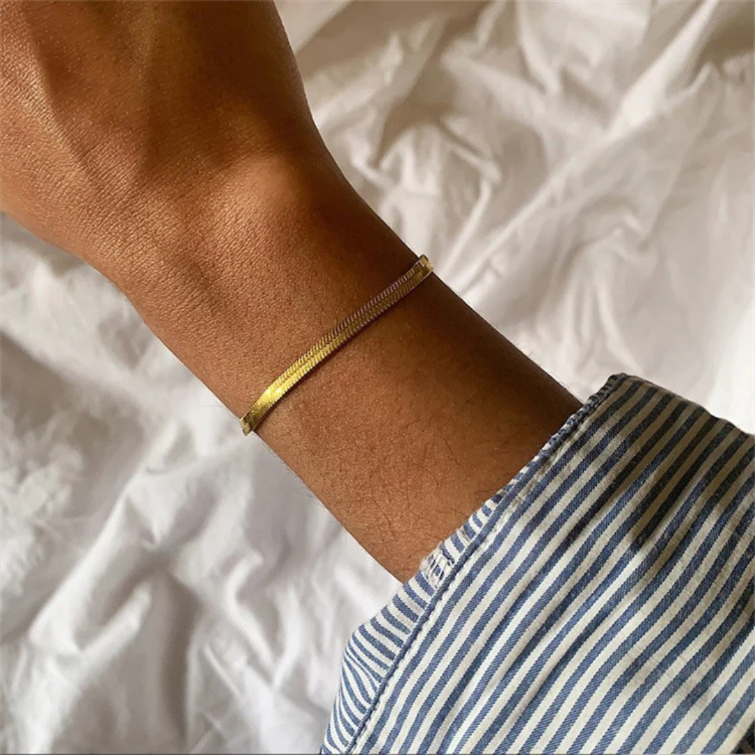 Hailey Herringbone Bracelet
