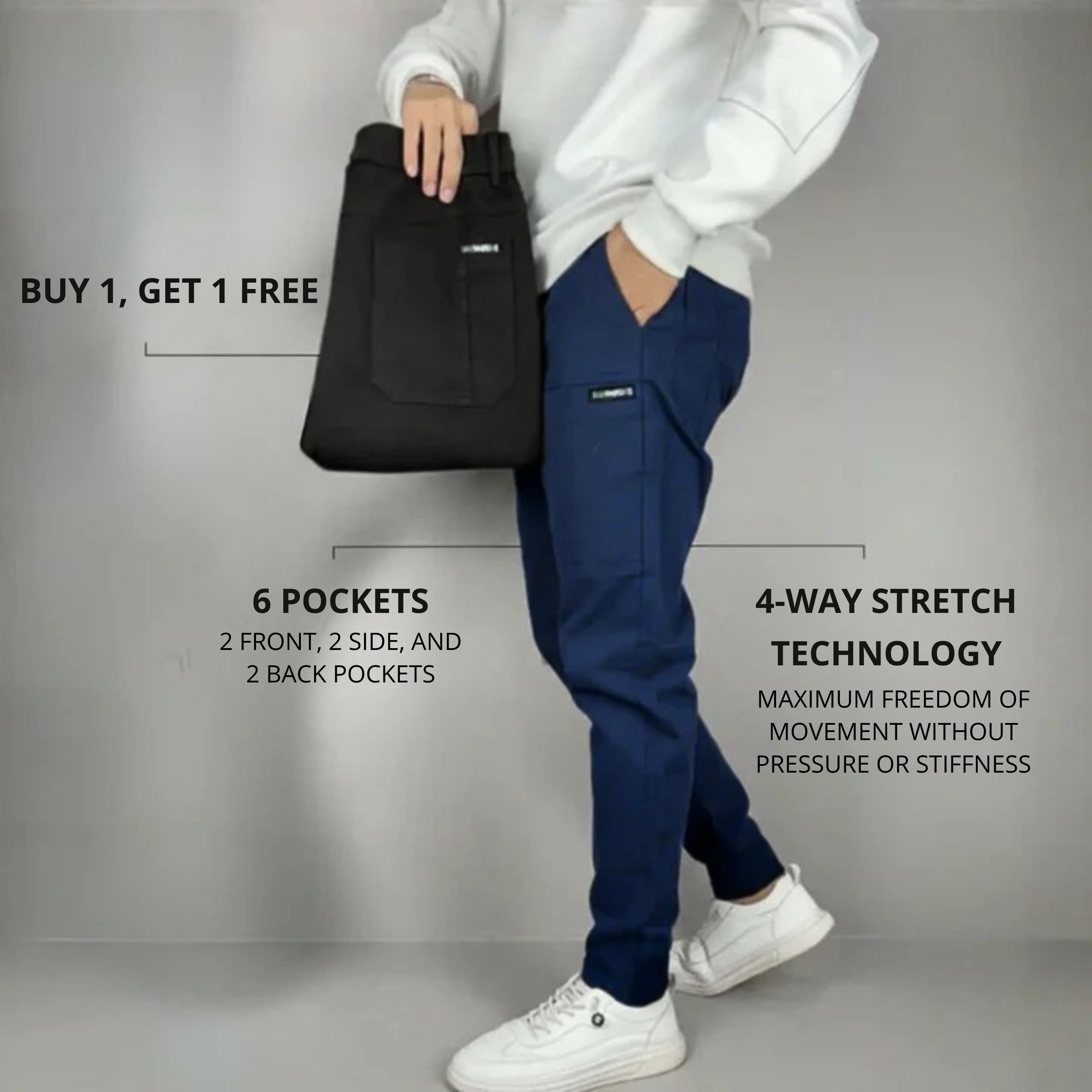 Stephen – Full-Stretch Trousers