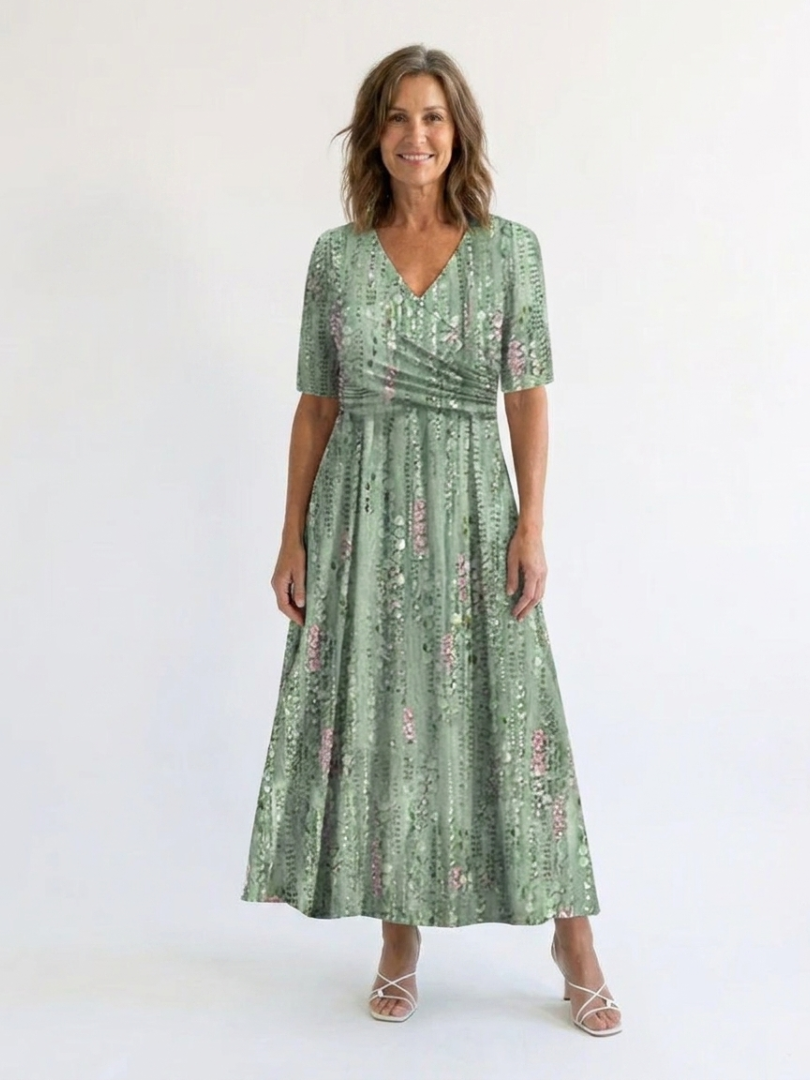 Hattie | Casual Floral Everyday Midi Dress