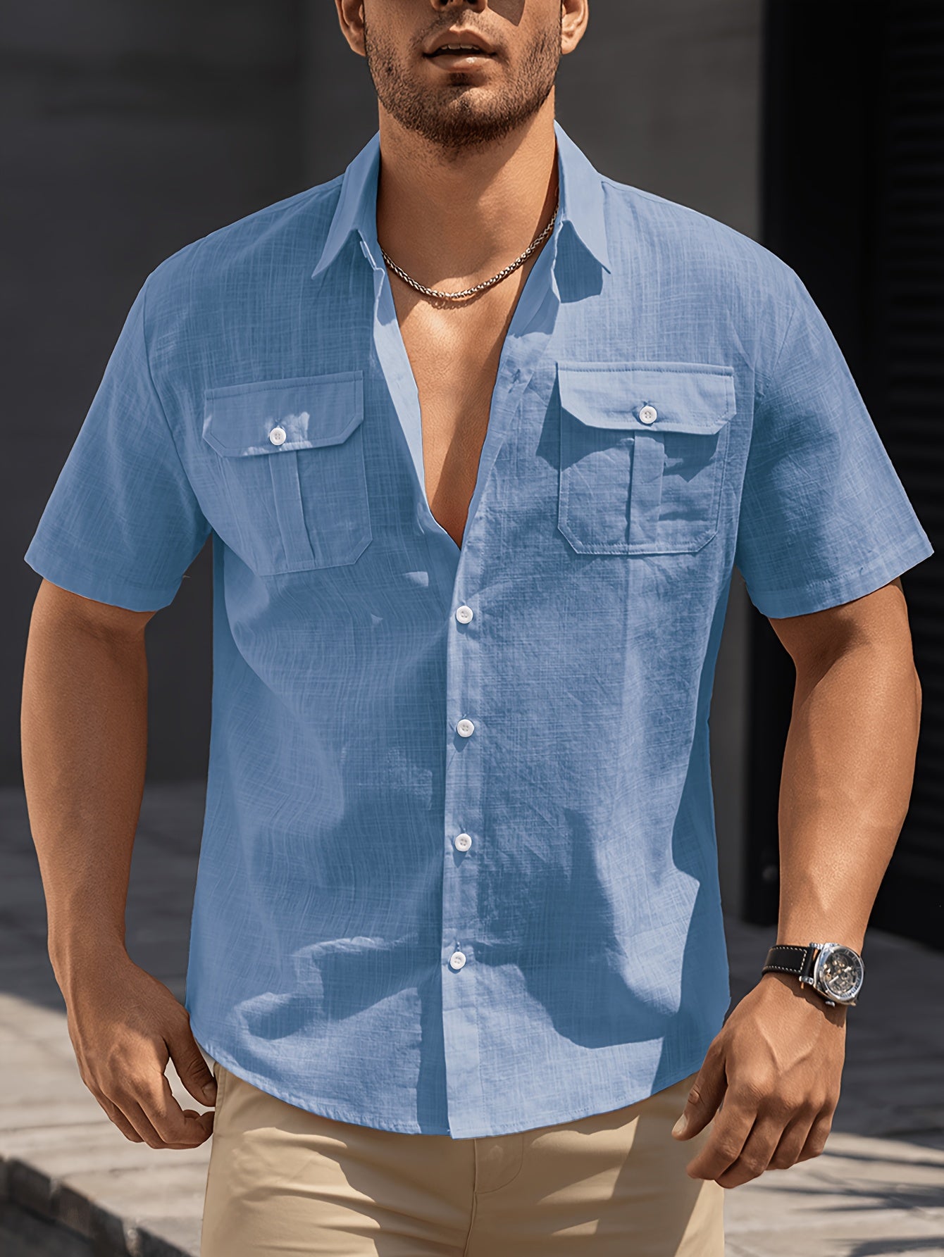 Alex - Casual Short-Sleeve Shirt
