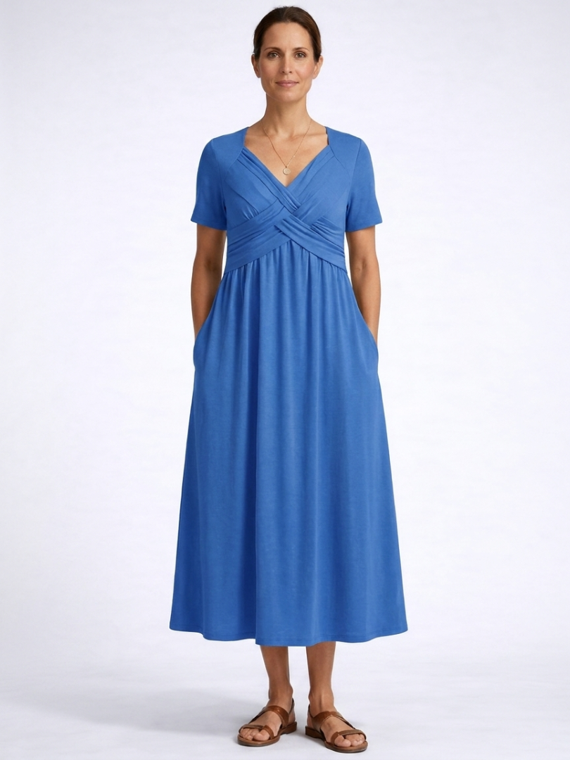 Viola | Midi Dress with Tummy Control