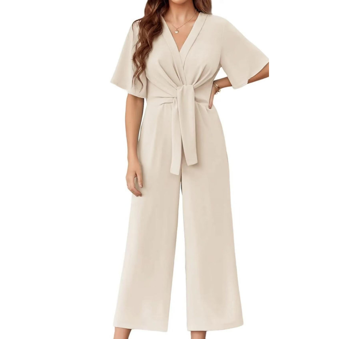 GABRIELLA - Elegant Summer Tie Knot Jumpsuits