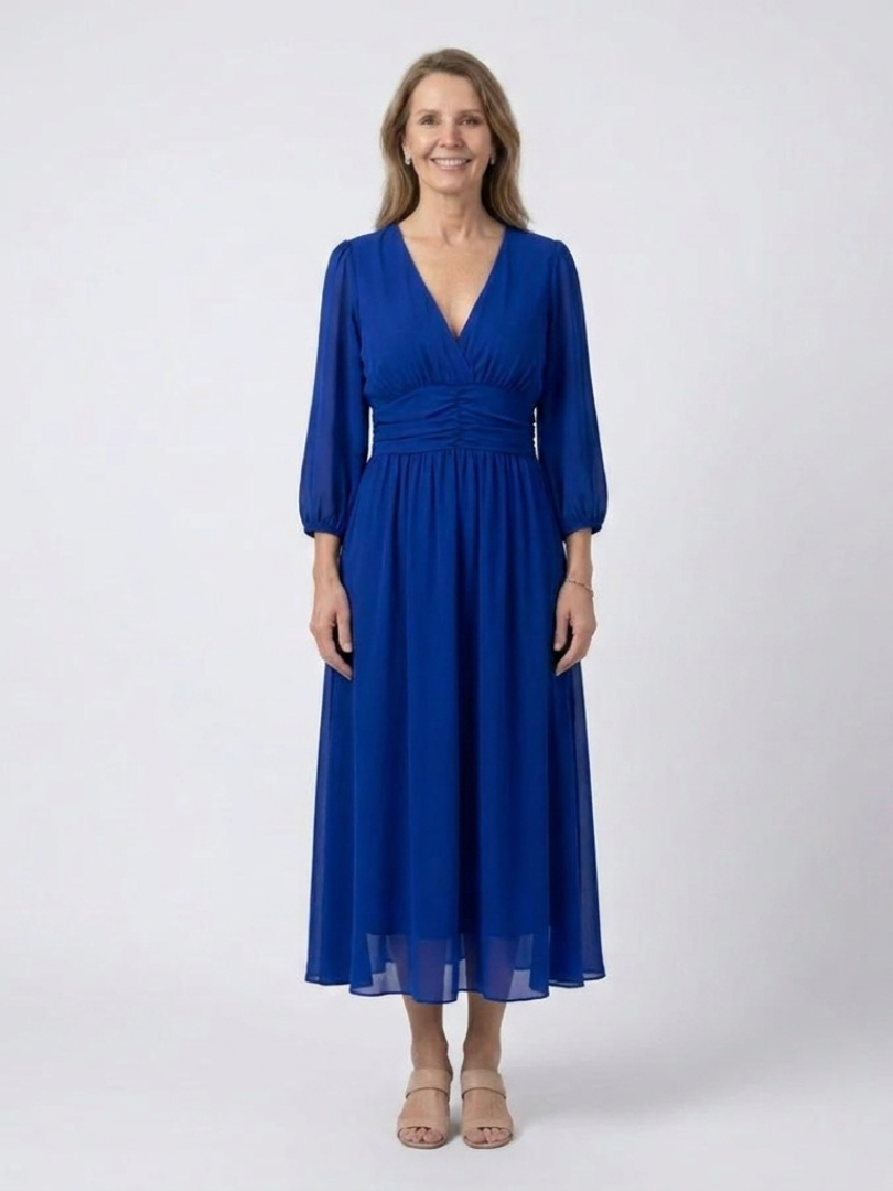 Chloe | Lightweight Silky Chiffon Dress