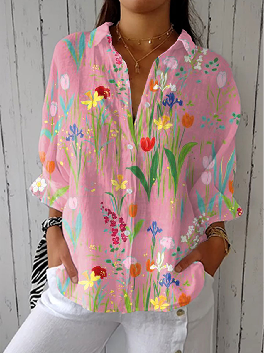 Hysara | Spring Garden Blouse