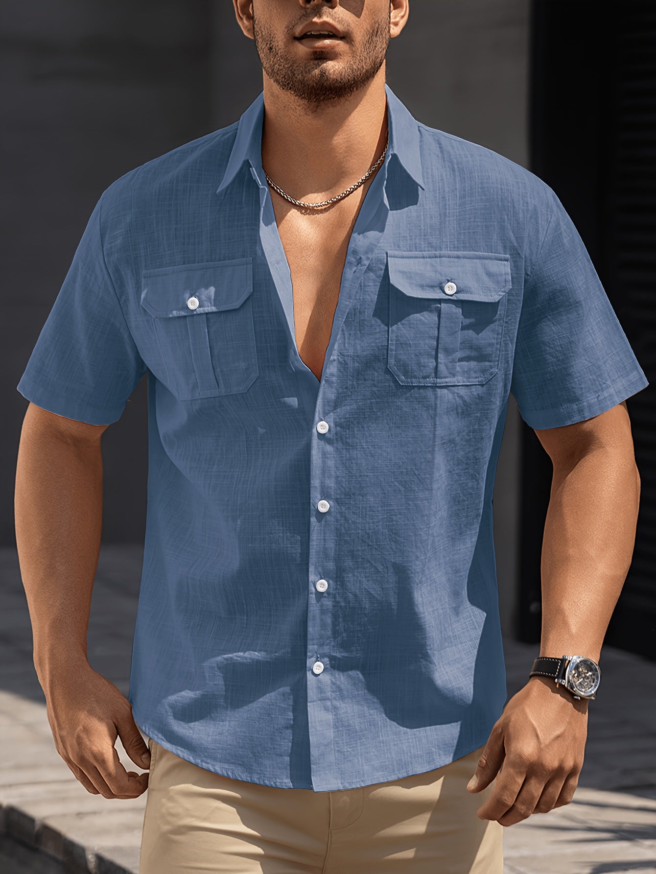 Alex - Casual Short-Sleeve Shirt