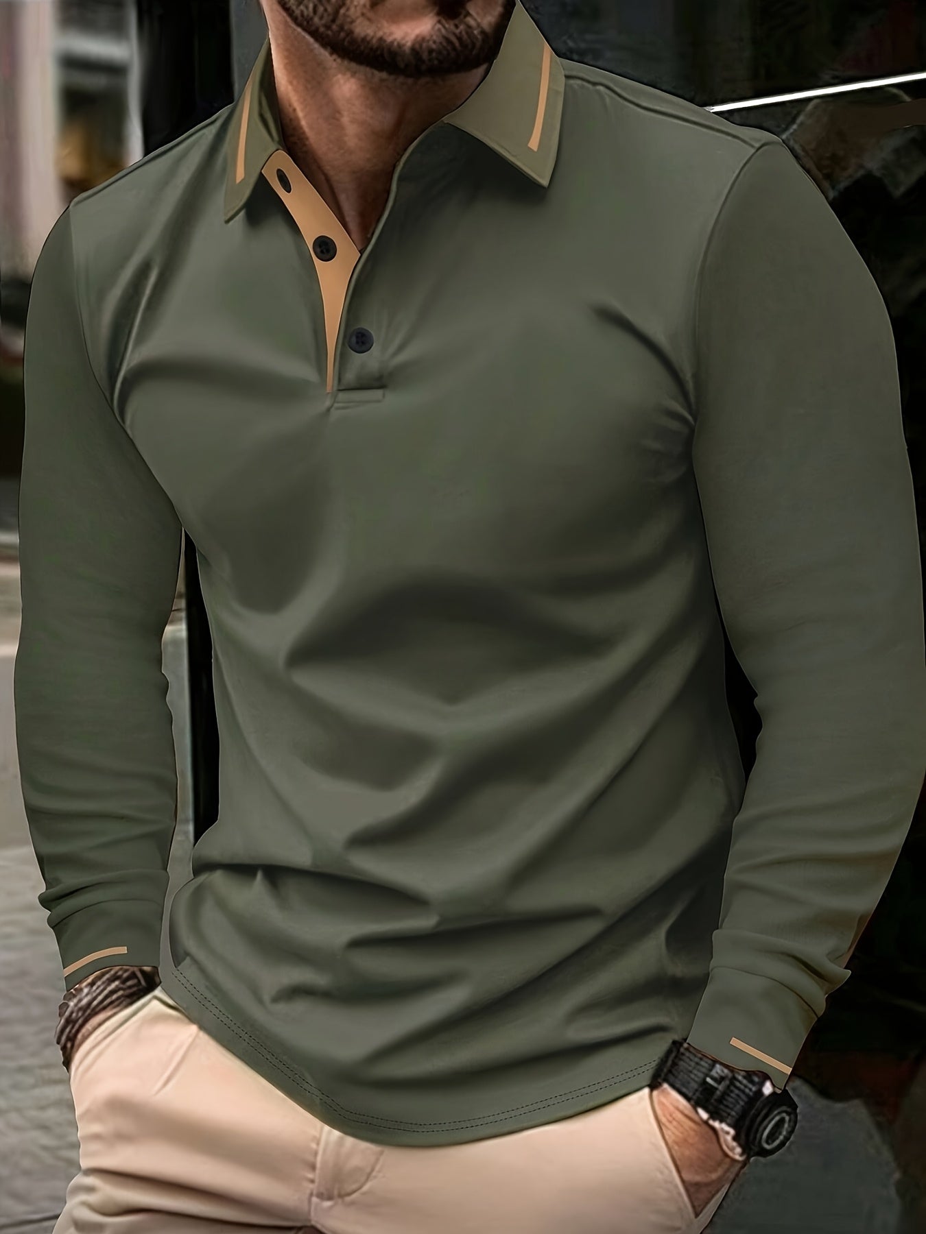 Tim - Longsleeve Polo Shirt