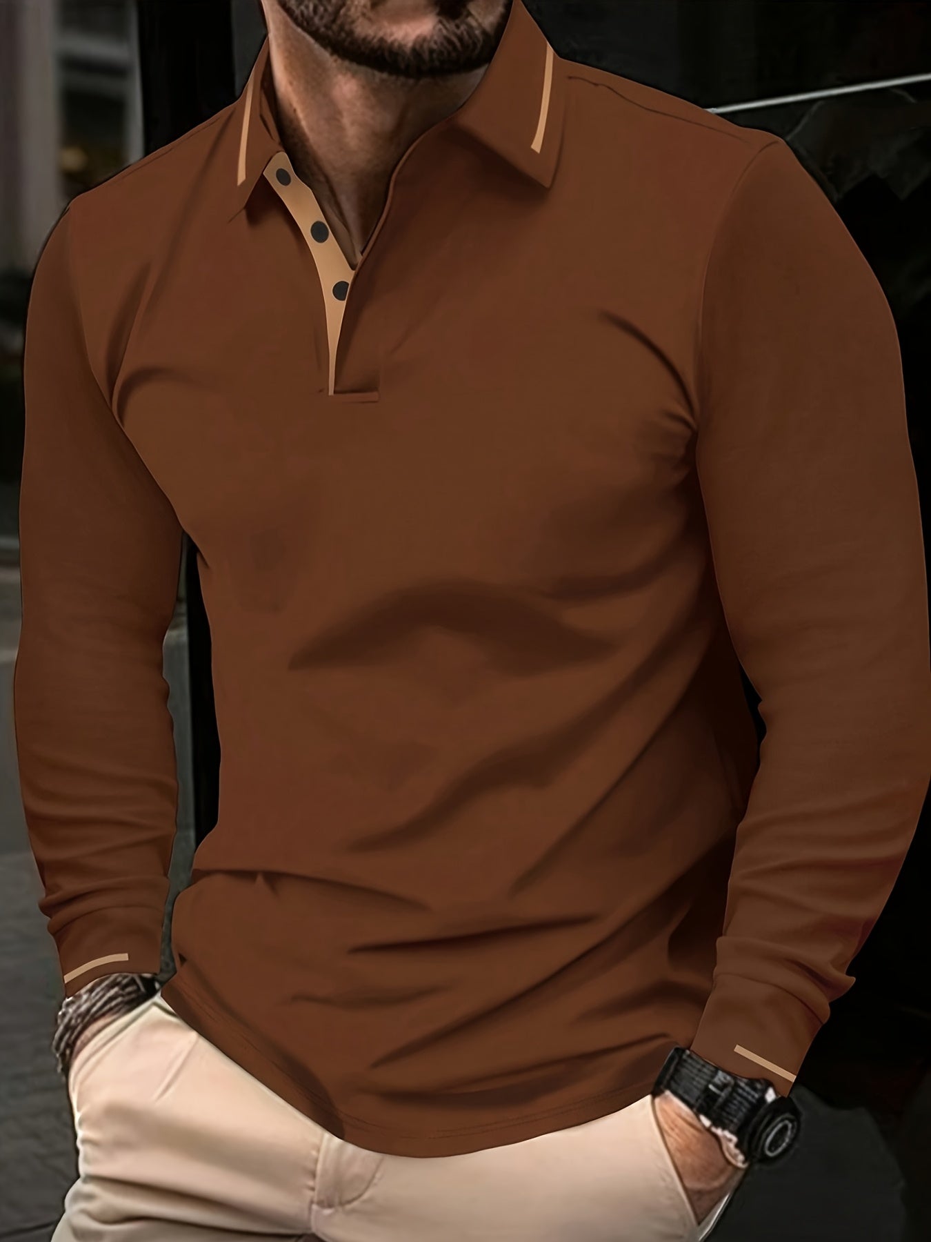 Tim - Longsleeve Polo Shirt