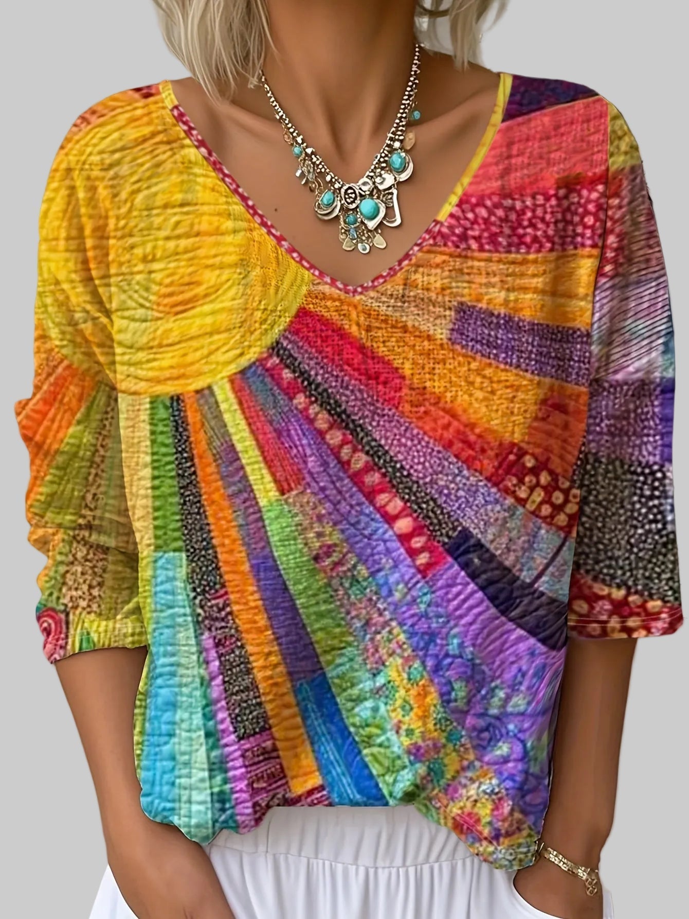Althea | Casual V-Neck Top