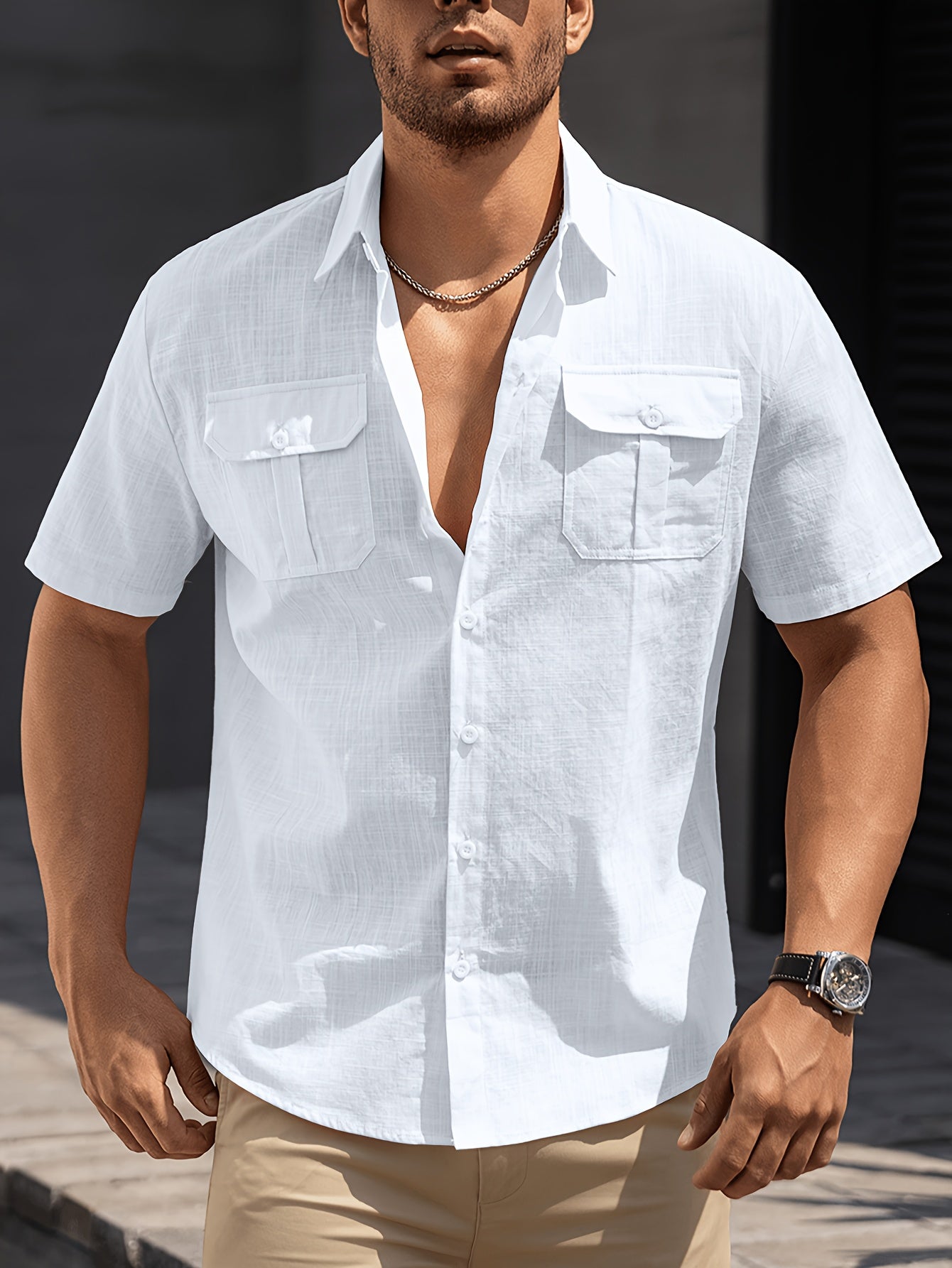Alex - Casual Short-Sleeve Shirt
