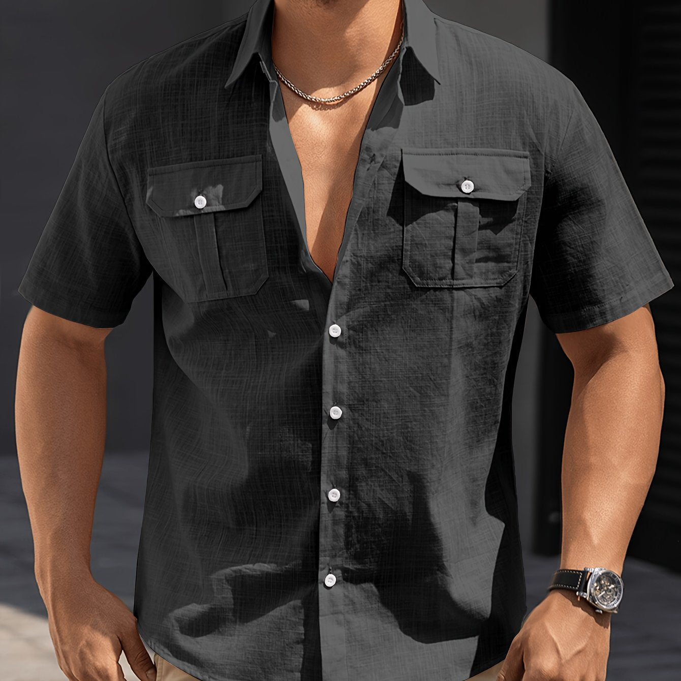 Alex - Casual Short-Sleeve Shirt