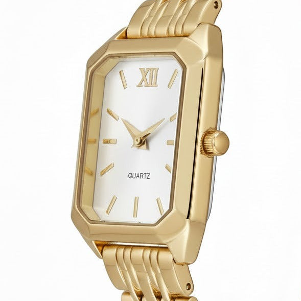 Alure Watch Gold/White
