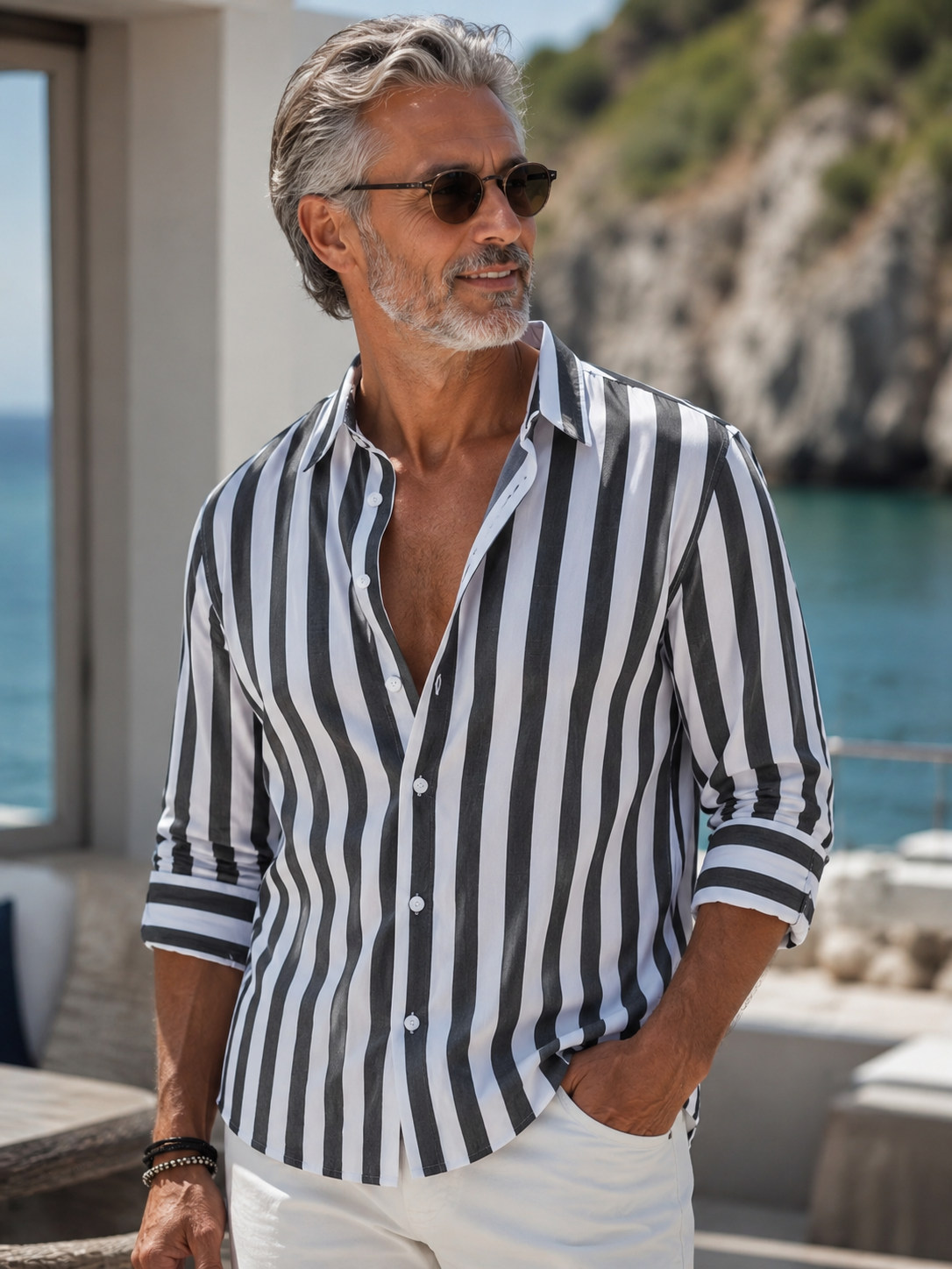 George | Striped Shirt