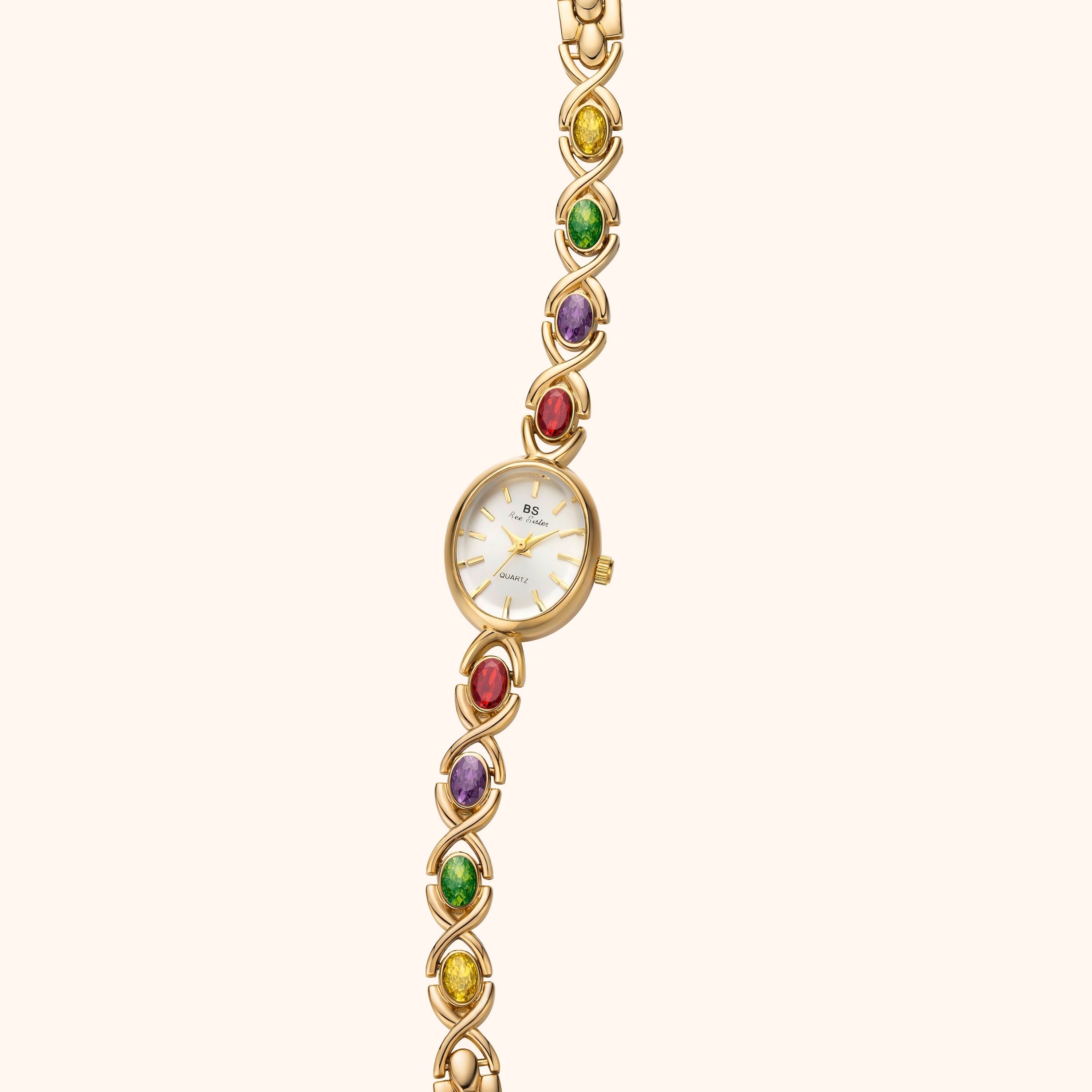 Gold Colored Women's Watch – Luxury Design & 3 ATM Water Resistant