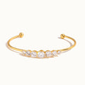 Ashlynn Diamond Gold Bangle