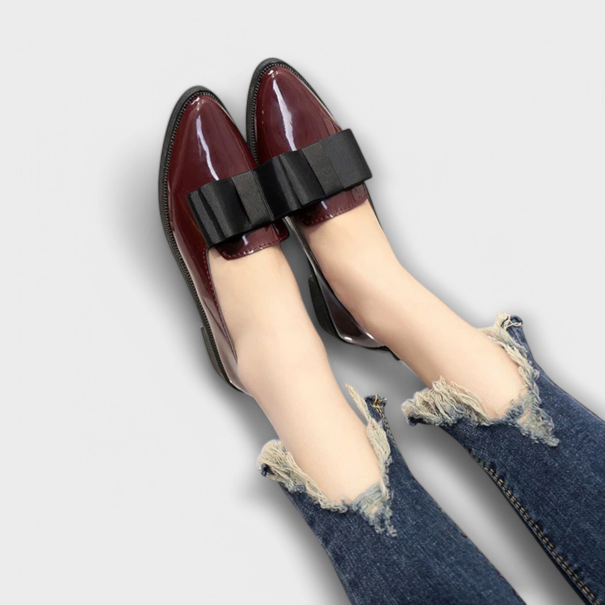 Zaria | Elegant Bow Detail Loafer Loafers