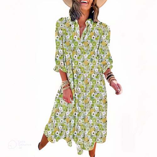 Carmel | Timeless Bohemian Relaxed Fit Midi Dress