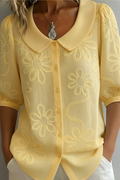 Ellen - Casual Floral Blouse