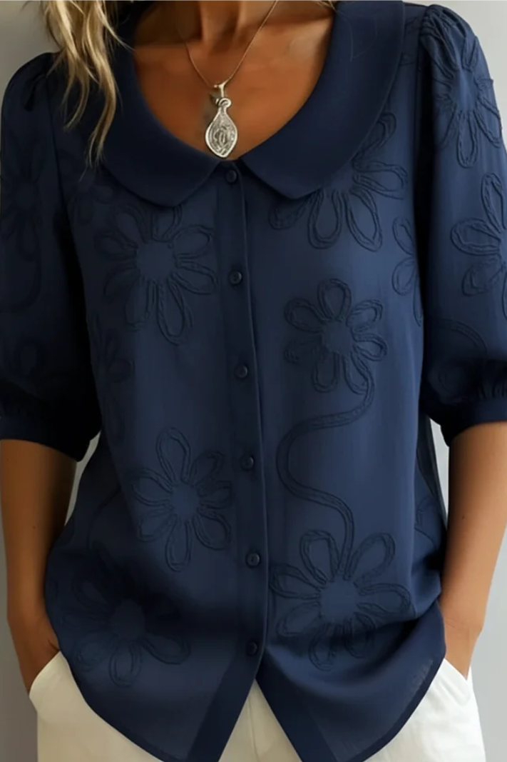 Ellen - Casual Floral Blouse