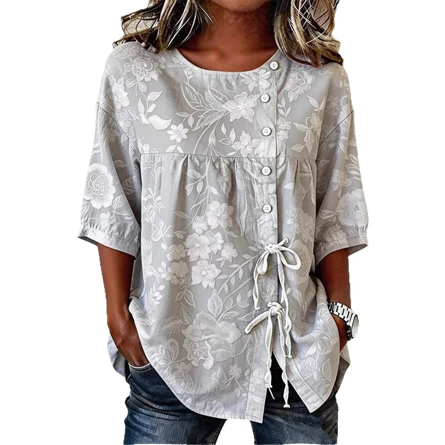 Stella | Elegant Floral Blouse