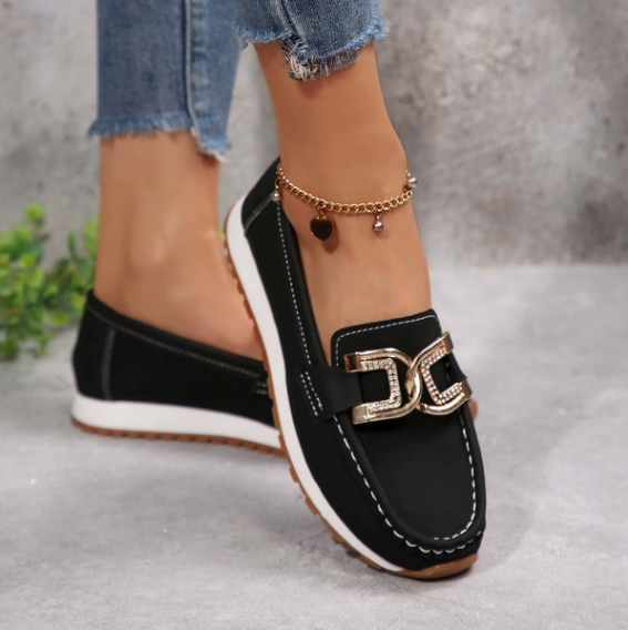 Kyrelle | Chic Orthopedic Buckle Loafers