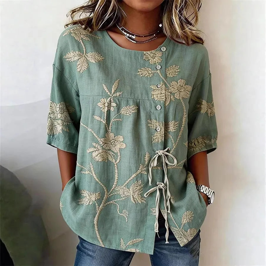 Stella | Elegant Floral Blouse