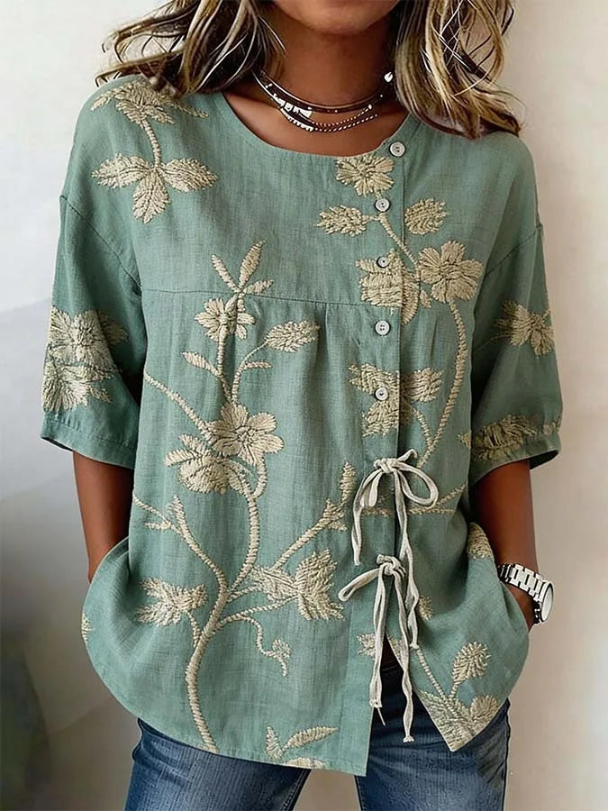 Stella | Elegant Floral Blouse