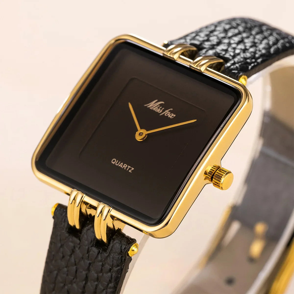 Elaine Leather Strap Watch