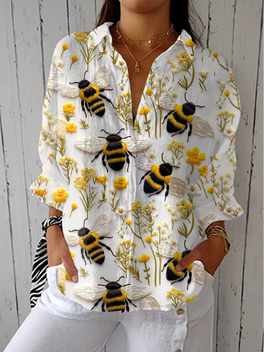 Oryndra | Golden Bee Blouse