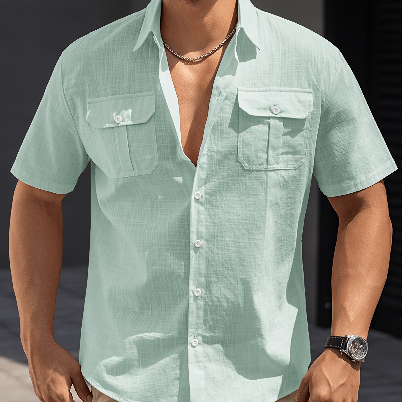 Alex - Casual Short-Sleeve Shirt