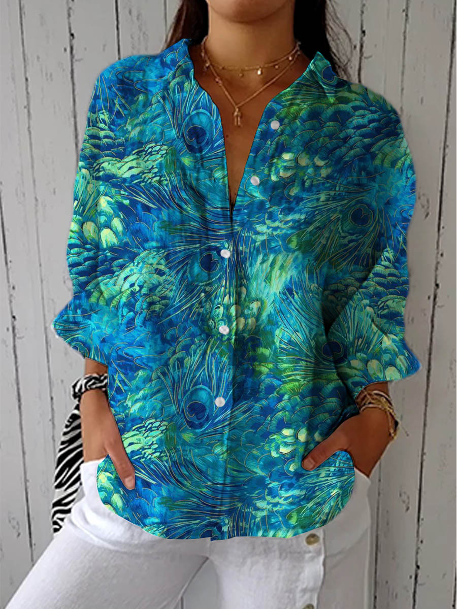 Tavelisse | Peacock Grace Blouse