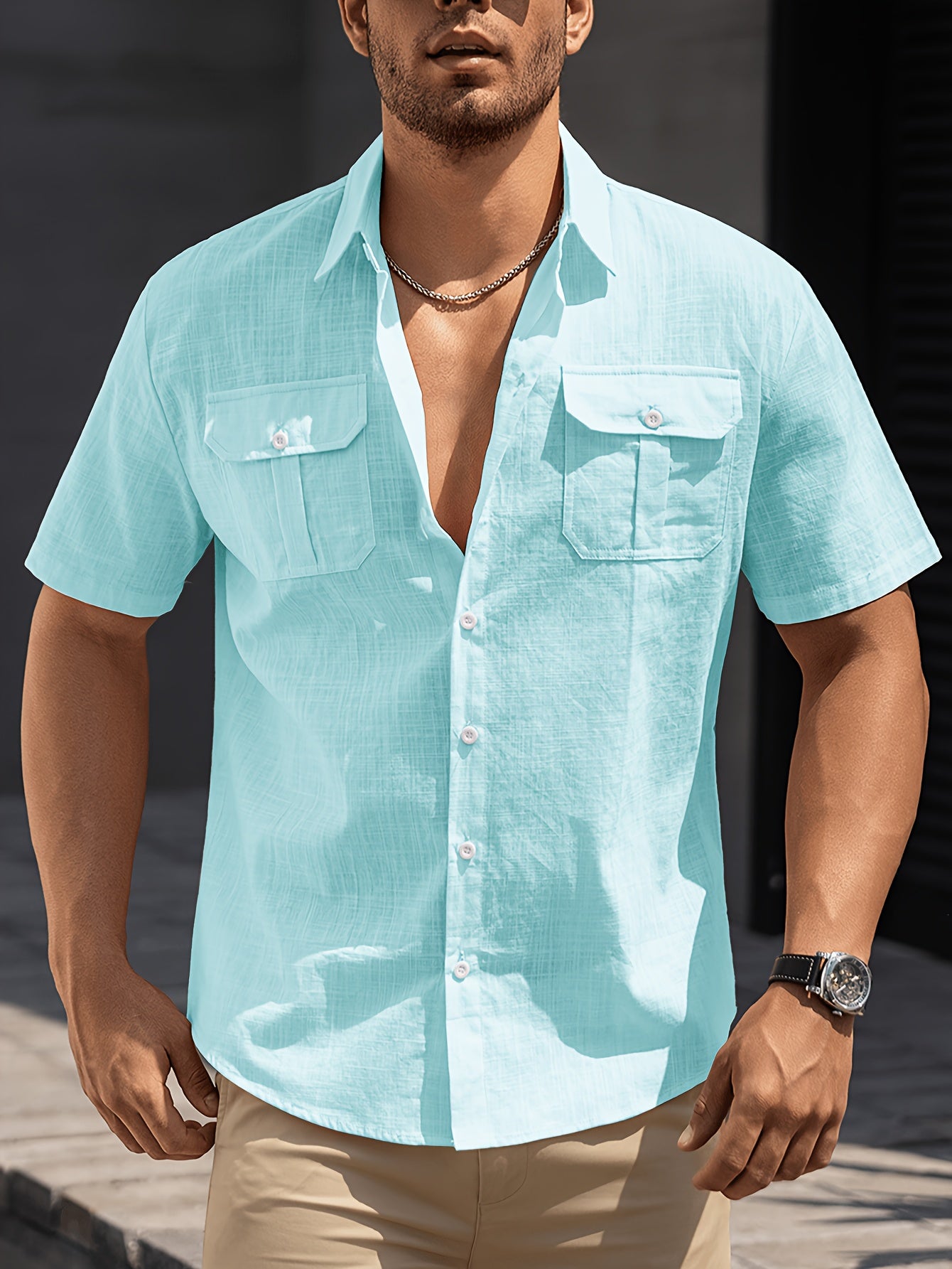 Alex - Casual Short-Sleeve Shirt
