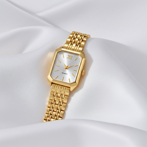 Alure Watch Gold/White