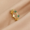 Marisol - Crystal Clover Ring