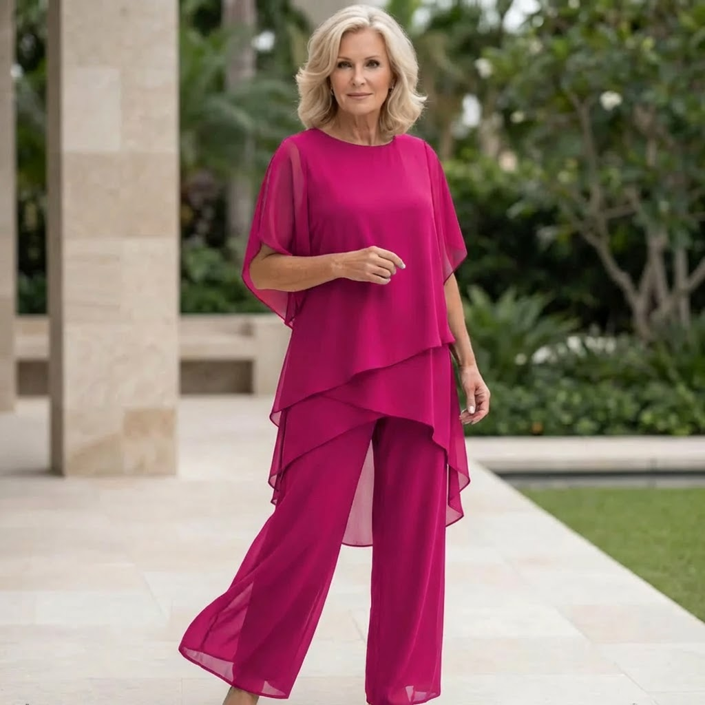 Jorellea | Draped Palazzo 2-piece Set
