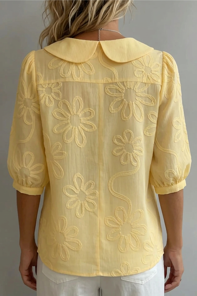 Ellen - Casual Floral Blouse