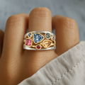 Vintage Ring with Bunter Zircon