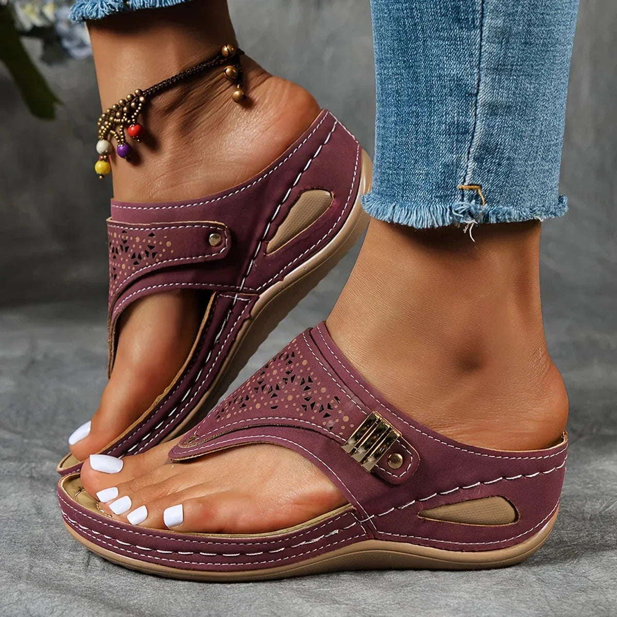 Rynara | Orthopedic Wedge Heel Sandal